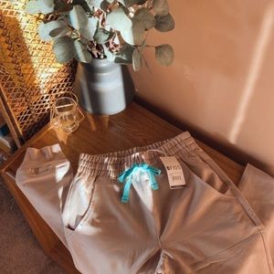 FIGS - Zamora High Wasted Pant and Catarina One Pocket Scrub Top in Boulder